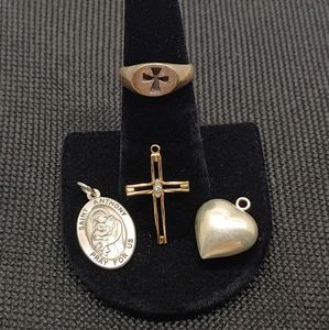 Lot of 3 Sterling Silver Jewelry with Bonus